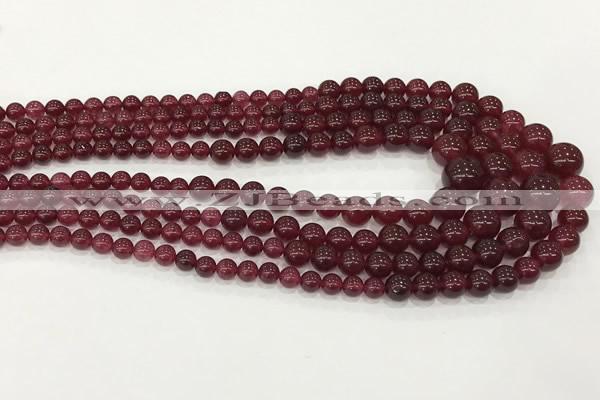 CCN5195 6mm - 14mm round candy jade graduated beads