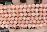 CCN5233 15 inches 8mm faceted nuggets candy jade beads