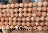 CCN5234 15 inches 8mm faceted nuggets candy jade beads