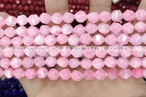CCN5236 15 inches 8mm faceted nuggets candy jade beads