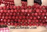 CCN5241 15 inches 8mm faceted nuggets candy jade beads