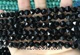 CCN5251 15 inches 8mm faceted nuggets candy jade beads