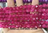 CCN5257 15 inches 8mm faceted nuggets candy jade beads