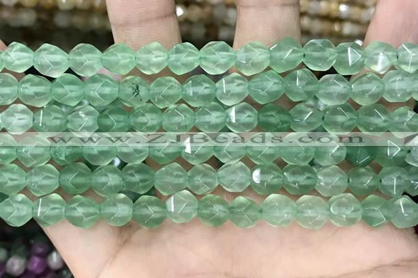CCN5259 15 inches 8mm faceted nuggets candy jade beads