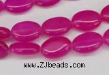 CCN527 15.5 inches 10*14mm oval candy jade beads wholesale