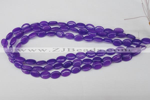 CCN530 15.5 inches 10*14mm oval candy jade beads wholesale