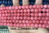 CCN5327 15 inches 8mm round candy jade beads Wholesale