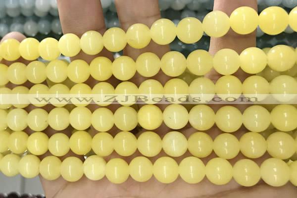 CCN5349 15 inches 8mm round candy jade beads Wholesale