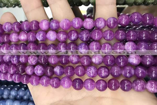 CCN5363 15 inches 8mm round candy jade beads Wholesale