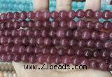 CCN5368 15 inches 8mm round candy jade beads Wholesale