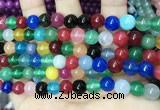 CCN5468 15 inches 8mm round candy jade beads Wholesale
