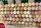 CCN5474 15 inches 8mm round candy jade beads Wholesale