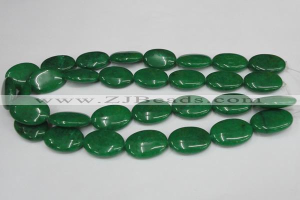 CCN548 15.5 inches 18*25mm oval candy jade beads wholesale