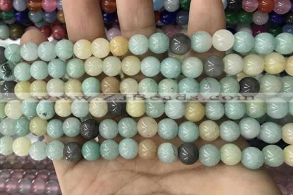 CCN5490 15 inches 8mm round candy jade beads Wholesale