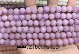 CCN5591 15 inches 8mm round matte candy jade beads Wholesale