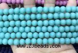 CCN5608 15 inches 8mm round matte candy jade beads Wholesale