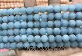 CCN5610 15 inches 8mm round matte candy jade beads Wholesale