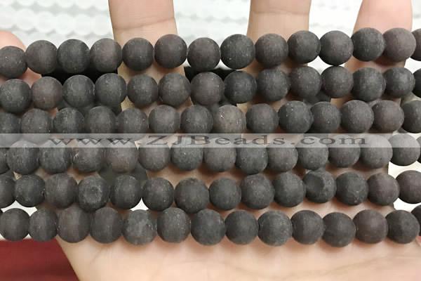 CCN5630 15 inches 8mm round matte candy jade beads Wholesale