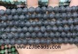 CCN5633 15 inches 8mm round matte candy jade beads Wholesale