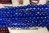 CCN5665 15 inches 8mm faceted round candy jade beads