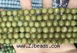 CCN5671 15 inches 8mm faceted round candy jade beads