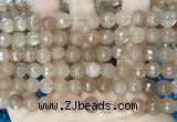 CCN5679 15 inches 8mm faceted round candy jade beads
