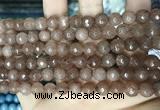 CCN5680 15 inches 8mm faceted round candy jade beads