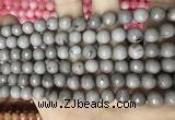 CCN5689 15 inches 8mm faceted round candy jade beads