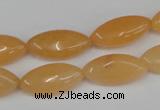 CCN571 15.5 inches 10*20mm marquise candy jade beads wholesale