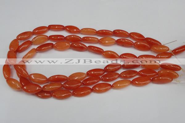 CCN573 15.5 inches 10*20mm marquise candy jade beads wholesale