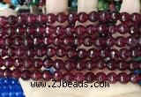 CCN5733 15 inches 8mm faceted round candy jade beads