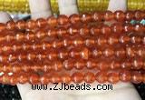 CCN5734 15 inches 8mm faceted round candy jade beads
