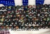 CCN5745 15 inches 8mm faceted round candy jade beads