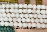 CCN5760 15 inches 10mm faceted round candy jade beads