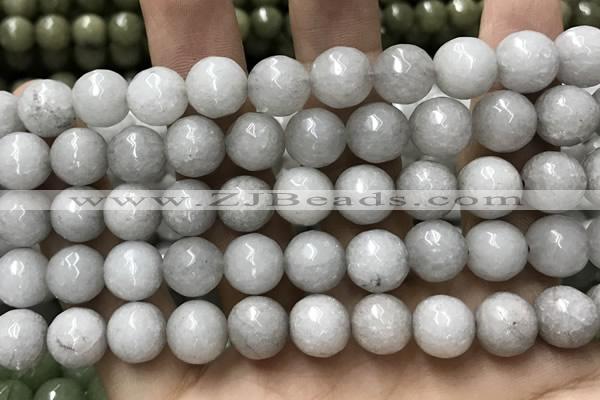 CCN5766 15 inches 10mm faceted round candy jade beads