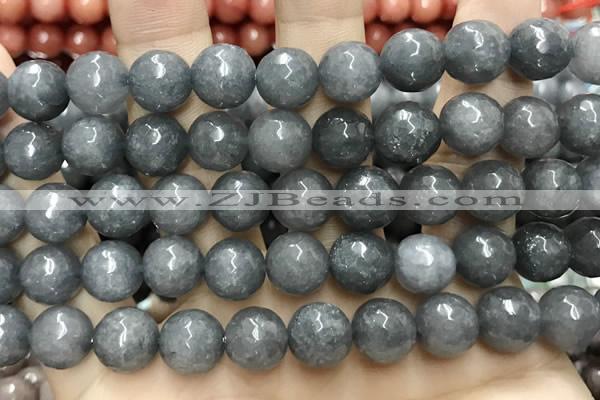 CCN5769 15 inches 10mm faceted round candy jade beads