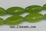 CCN577 15.5 inches 10*20mm marquise candy jade beads wholesale