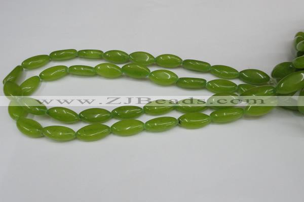 CCN577 15.5 inches 10*20mm marquise candy jade beads wholesale