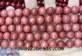 CCN5807 15 inches 10mm faceted round candy jade beads