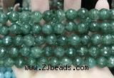 CCN5825 15 inches 10mm faceted round candy jade beads