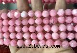 CCN5842 15 inches 8mm faceted nuggets candy jade beads Wholesale