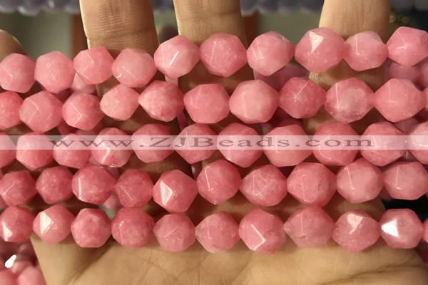 CCN5843 15 inches 8mm faceted nuggets candy jade beads Wholesale