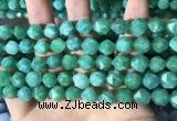 CCN5846 15 inches 8mm faceted nuggets candy jade beads Wholesale