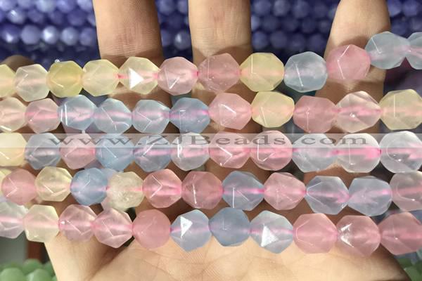 CCN5850 15 inches 8mm faceted nuggets candy jade beads Wholesale