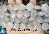 CCN5856 15 inches 15mm flat round candy jade beads Wholesale