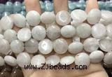 CCN5859 15 inches 15mm flat round candy jade beads Wholesale