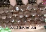 CCN5866 15 inches 15mm flat round candy jade beads Wholesale