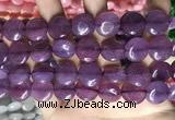 CCN5874 15 inches 15mm flat round candy jade beads Wholesale