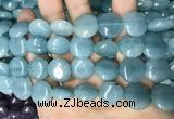 CCN5888 15 inches 15mm flat round candy jade beads Wholesale