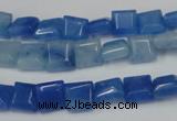 CCN590 15.5 inches 8*8mm square candy jade beads wholesale